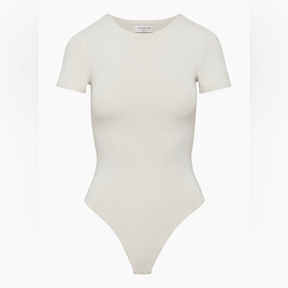 Aritzia Contour Crew Shortsleeve Bodysuit - Picture 2 of 9
